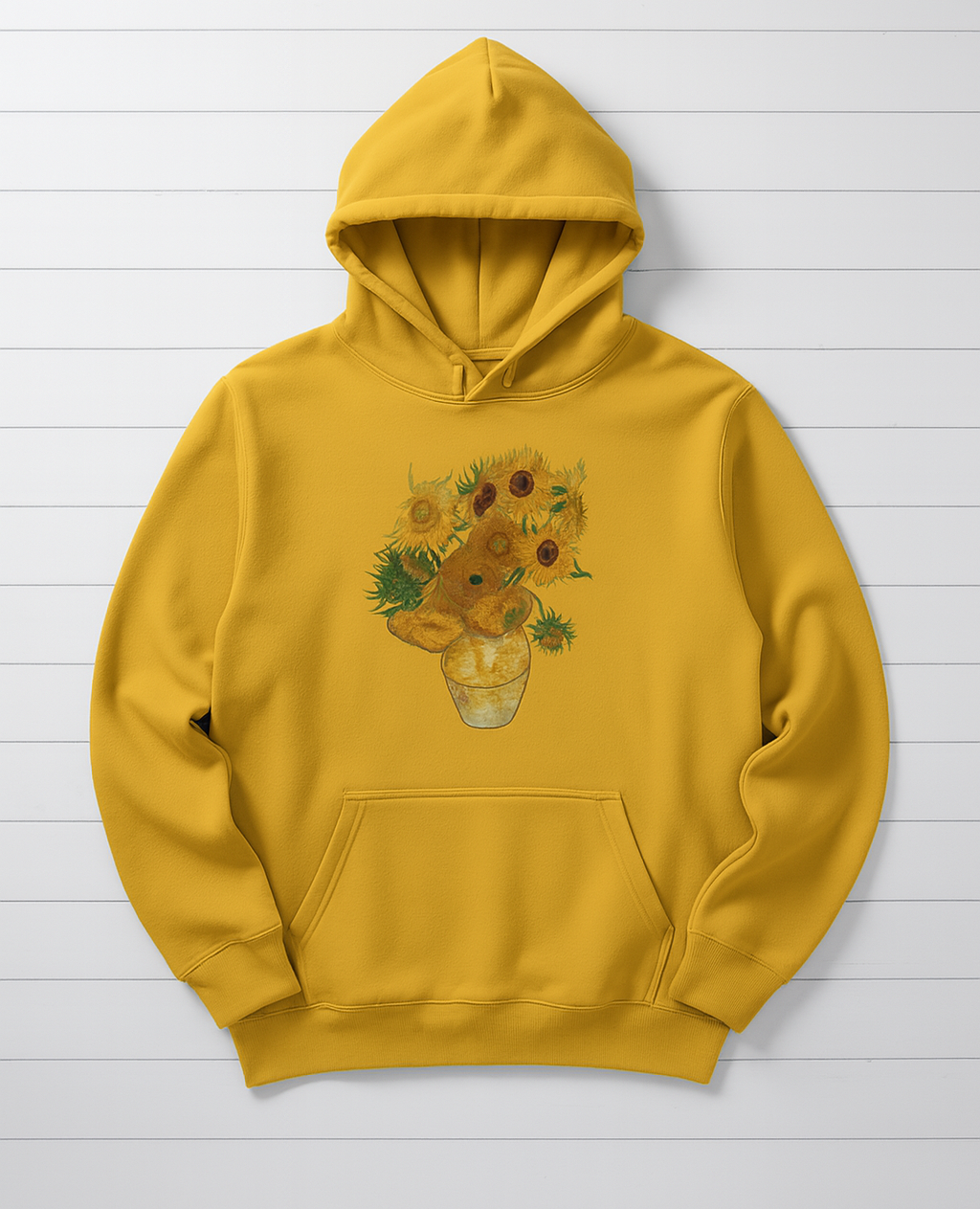 Sunflowers Hoodie – Mustard Yellow